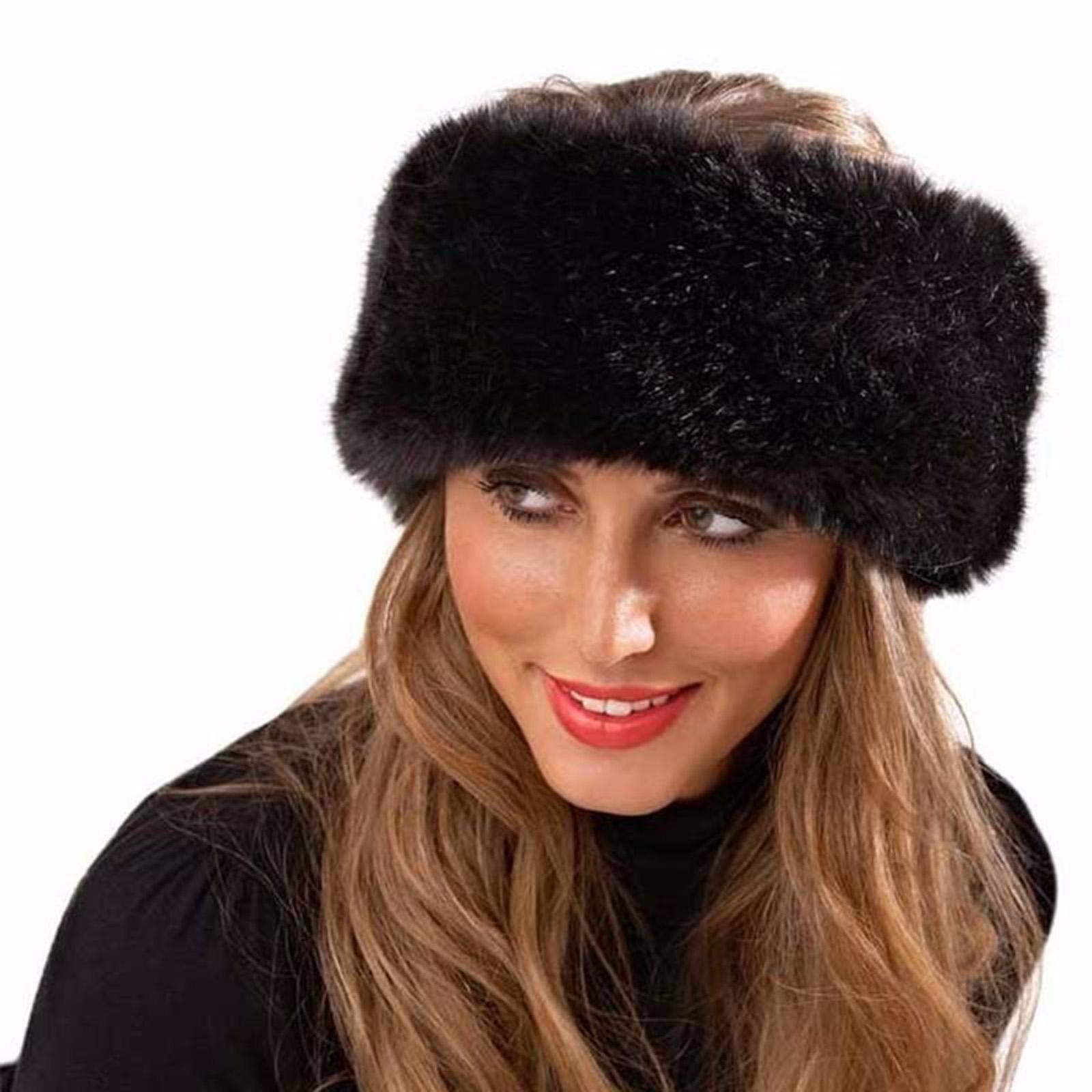 Fleece Ear Warmer Band - Kunstbont oorwarmer hoofdband voor dames, winterse,