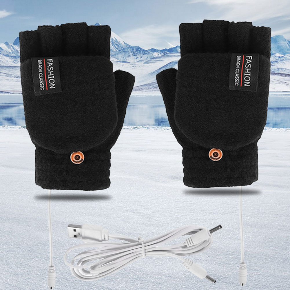 Hand Warmer Electric - Dubbelzijdige verwarmde handschoenen, wasbaar, oplaadbaar, warme