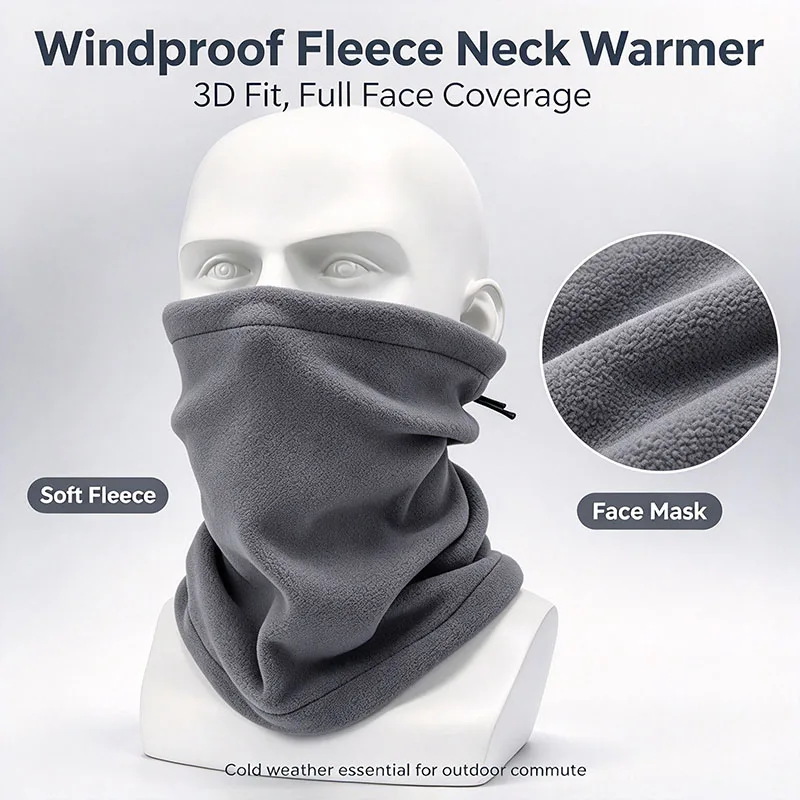 Nieuwe nekwarmer van wol, moto - Neck Gaiter Fleece recensie en prijs