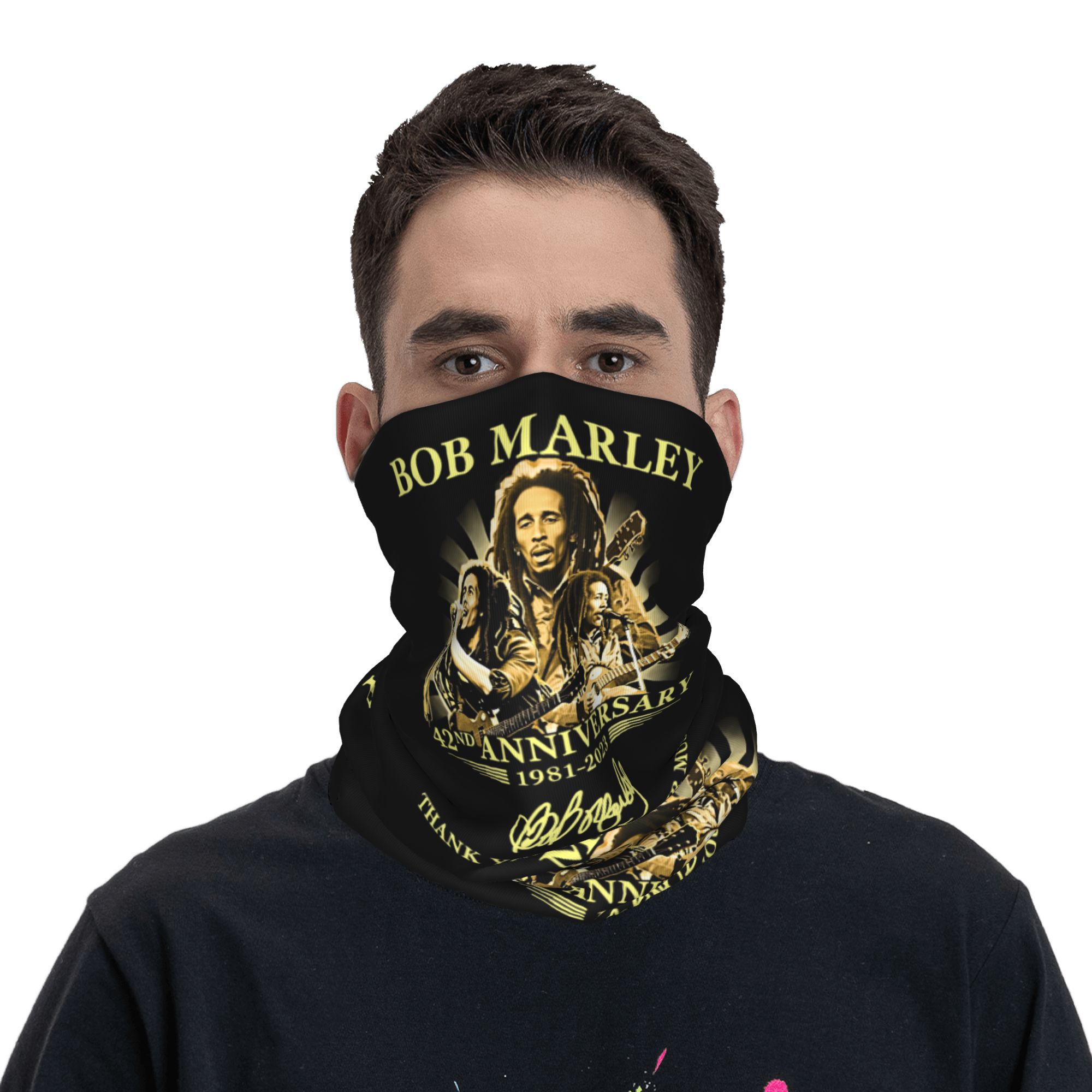Aangepaste Jamaica zanger Regg - Neck Gaiter Fleece recensie en prijs