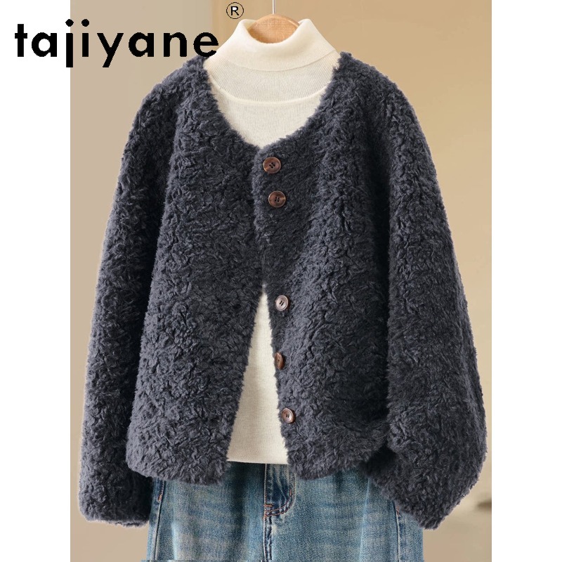 TAJIYANE 100% Wol Echt Bontjas - Wool Coat Peacoat recensie en prijs
