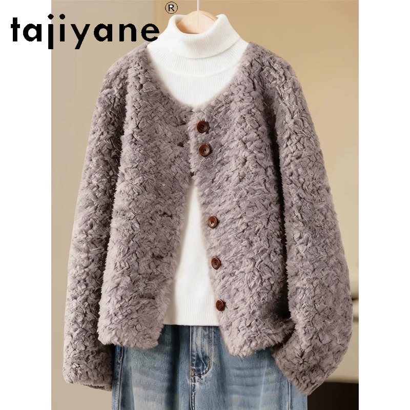 TAJIYANE 100% Wol Echt Bontjas - Wool Coat Peacoat recensie en prijs